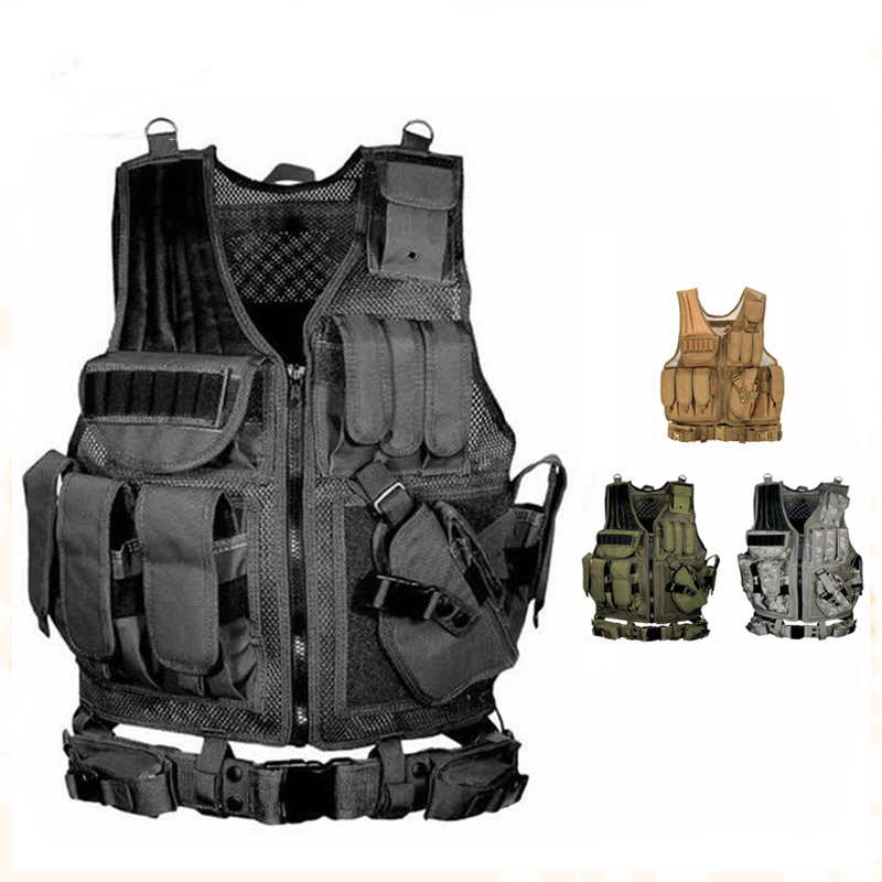 Hunting Outdoor Game - Регулируемый тактический жилет Molle, боевая защитная