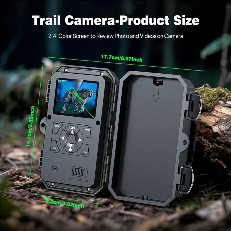 Trail Camera Infrared - Уличная охотничья камера 1080P HD с
